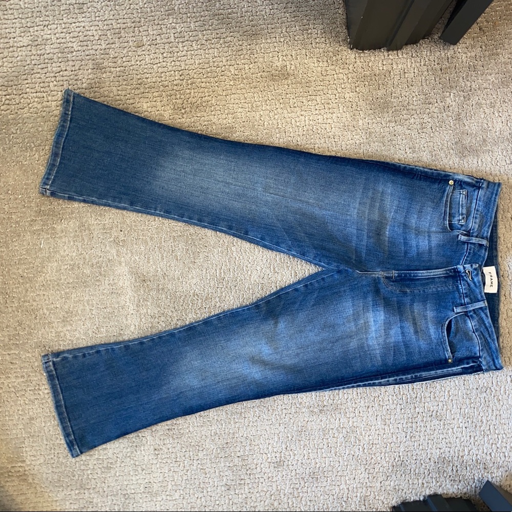 FRAME Le Crop Mini Boot Jeans